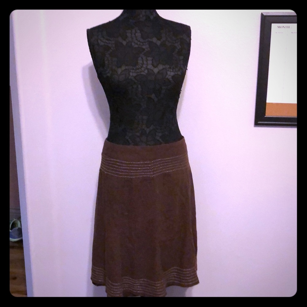 Maurice’s brown linen shirt size 11/12